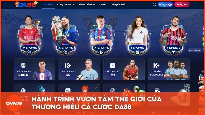 Sự phát triển mạnh mẽ của Da88.com từ một cổng cược địa phương trở thành biểu tượng nhà cái uy tín Da88 trên thị trường quốc tế