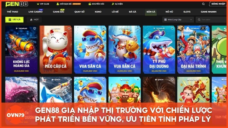 Gen88 gia nhập thị trường với chiến lược phát triển bền vững, ưu tiên tính pháp lý và nền tảng vận hành ổn định ngay từ giai đoạn đầu ra mắt